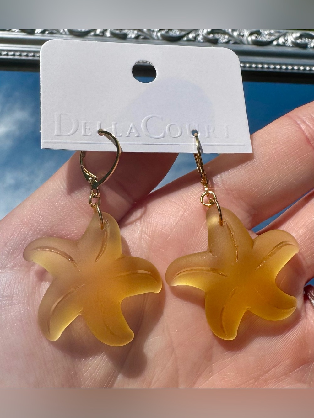 Starfish Drop Earrings